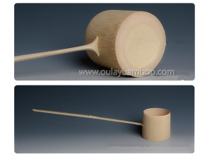 Round Bamboo Spoons
