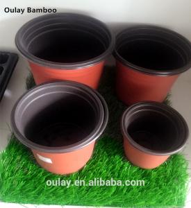 Decorative And Functional PP Plastic Flower Garden Pots For Planting