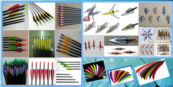 Archery broadheas/arrowheads/arrow field tips/arrow points