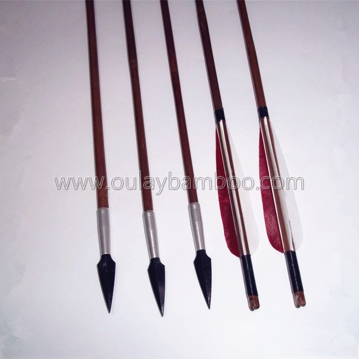 New bamboo screw-in broadheads bamboo arrows