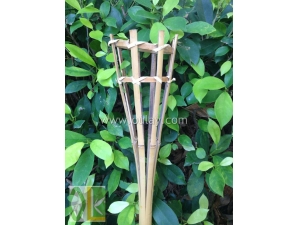 Handmade bamboo torch