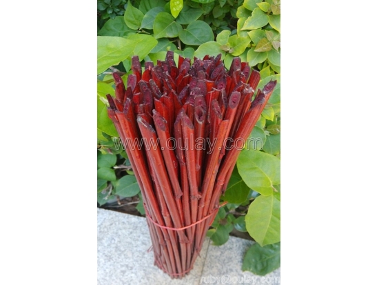 Red bamboo sticks for agriculture