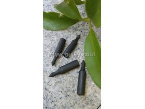 Black arrow tips for bamboo arrows