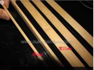 Tonkin bamboo poles cutting strips