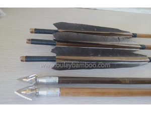 Archery fletchings arrows  with 4pcs turkey fletches