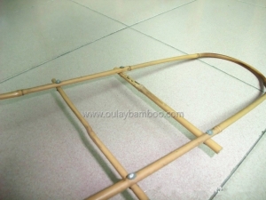 Garden bamboo u-hoops bamboo ladders