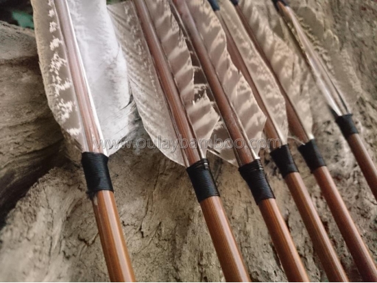 Bamboo Pheasant fletched arrows for sale