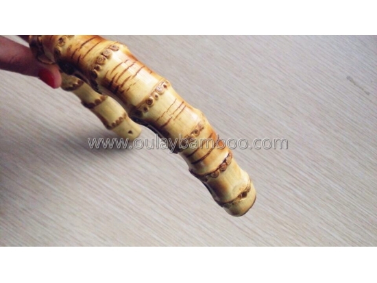 Top quality bamboo handles with mental hooks