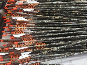 Mixed Camouflag Carbon Arrows