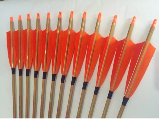 Bamboo Pattern Carbon Arrows