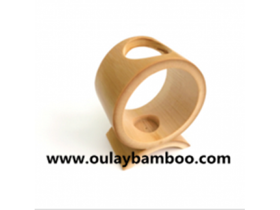Bamboo candle holder for home decoration