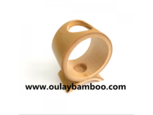 Durable Bamboo candle holder for home decoration