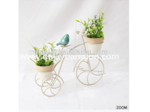 Pretty Metal Bicycle Flower Pots
