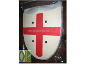 Interesting Toy Shield \ Red Cross Wooden Toy \ handmade wooden shield