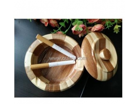 Handmade Bamboo Root Ashtray