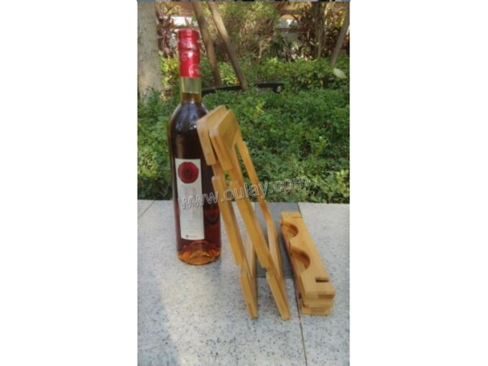 Bamboo Craft Countertop Wine Display Holder