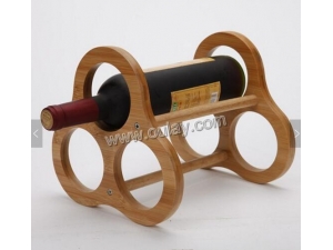 high pressured and spliced nature bamboo wine bottle holders