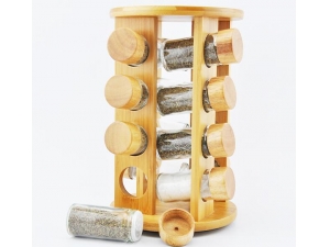 Kitchen Natural Bamboo Spice Rack