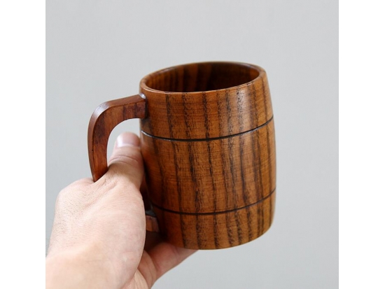 drinking Wooden coffee cup