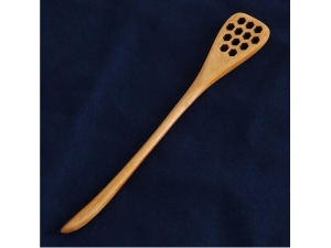 wooden honey spoon