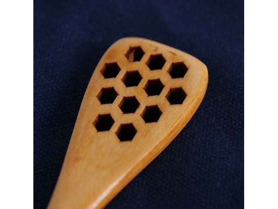 wooden honey spoon