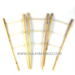 Decorative And Functional Natural Color Bamboo Trellis for Climbing Plants