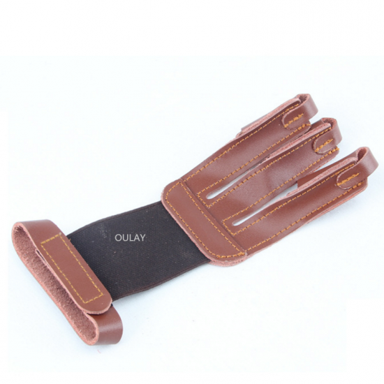 Real leather Fingers Glove