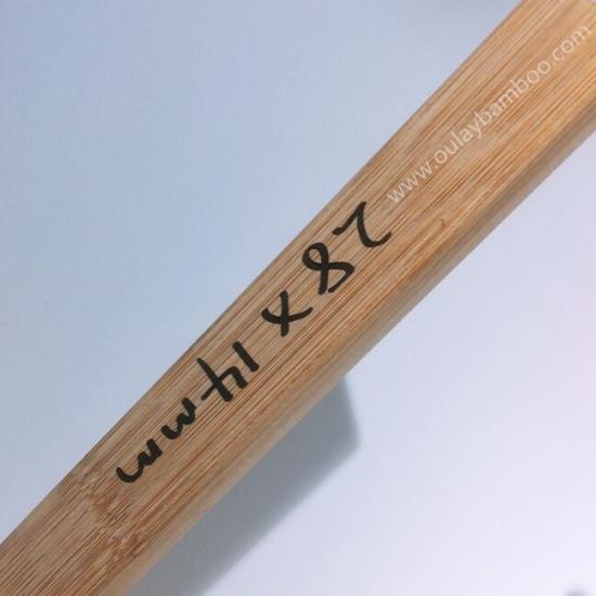 Burned Flat Bamboo Slats Planed Four Sides Long Bamboo Strips Small Quantity Available