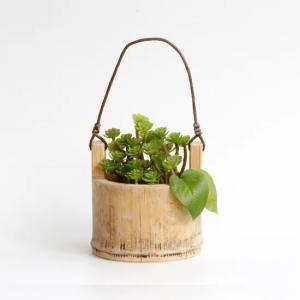 bamboo flowerpot