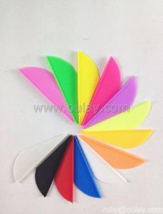Plastic Hunting Arrow Vanes feather