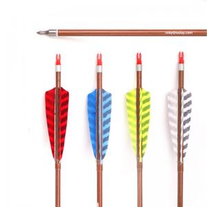 100%Pure carbon arrows with wooden pattern colors
