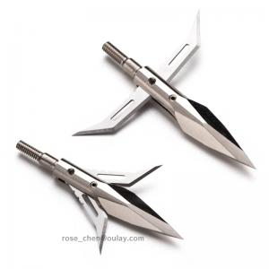 Large cutting diameter arrow broadheads