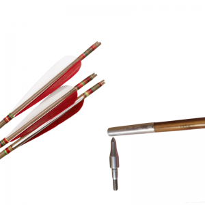 Archery bamboo tonkin arrows with nocks